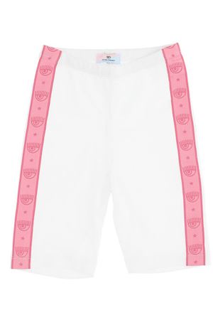 Shorts in cotone stretch logomania CHIARA FERRAGNI | 51940992010099